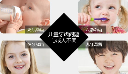 儿童牙齿问题与成人不同